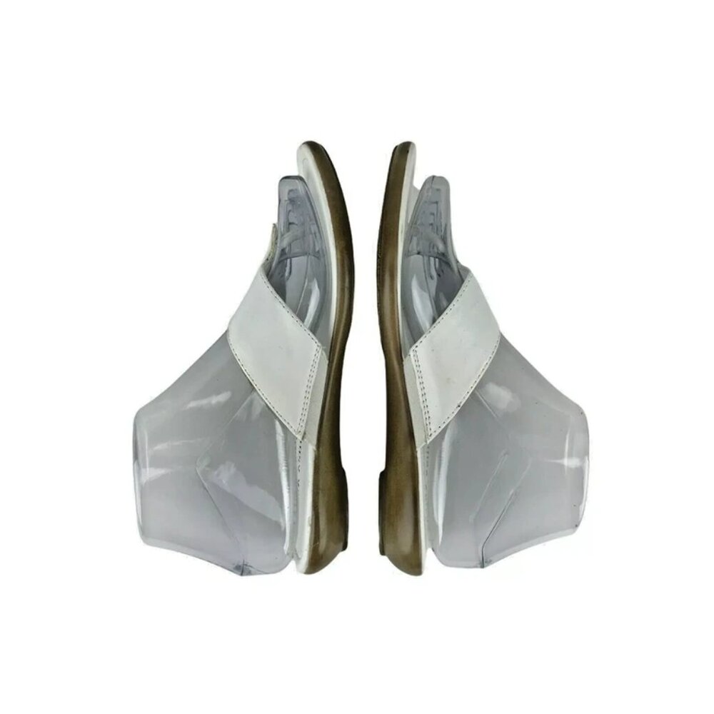 Laura Ashley Womens Maybury S1412250 White Brown Slide Sandals‎ Size US 6.5 M - Picture 6 of 9